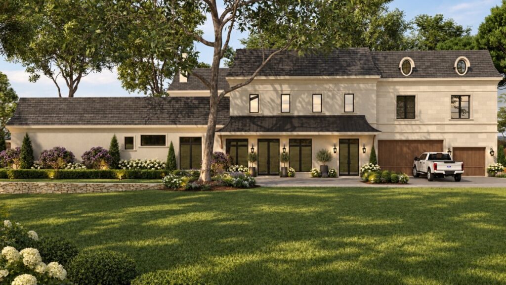 Back lawn