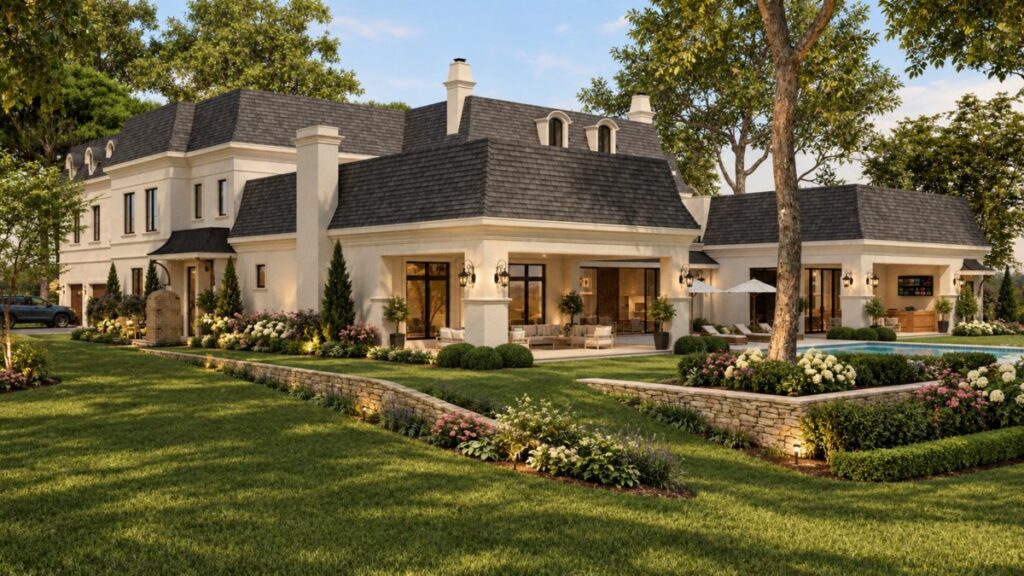 Side lawn